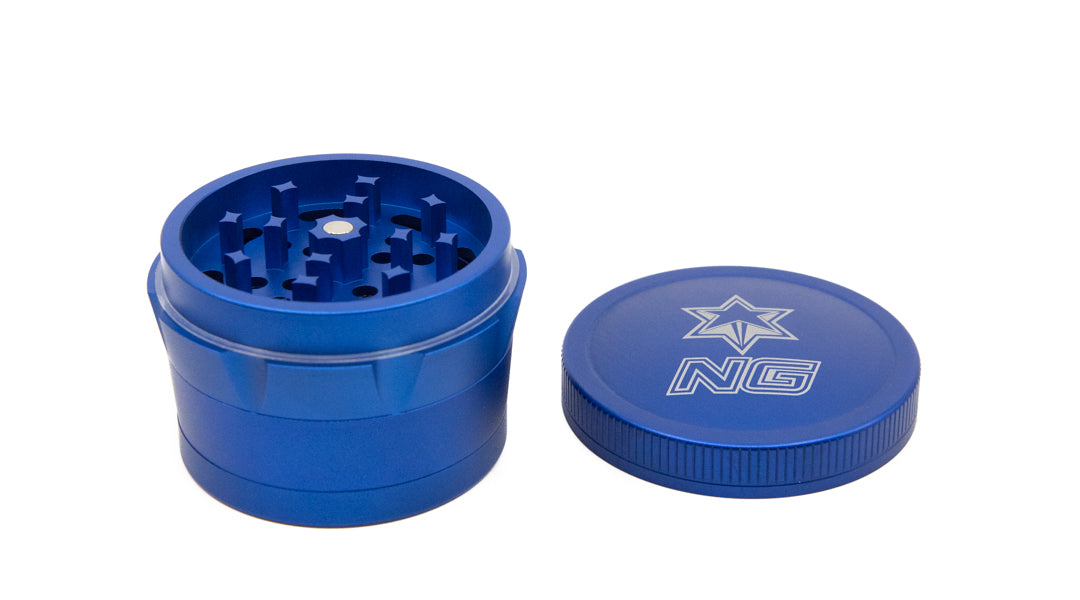 Nice Glass 4 Piece Grinder - The Bong Shop