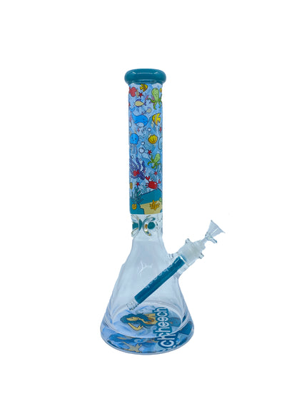 Cheech Glass Mermaid Beaker Bong