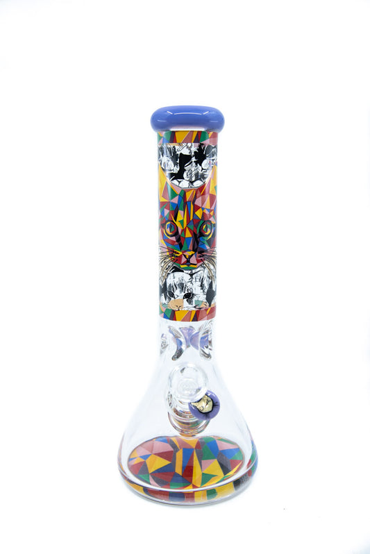 Cheech Glass Cat Beaker - The Bong Shop 